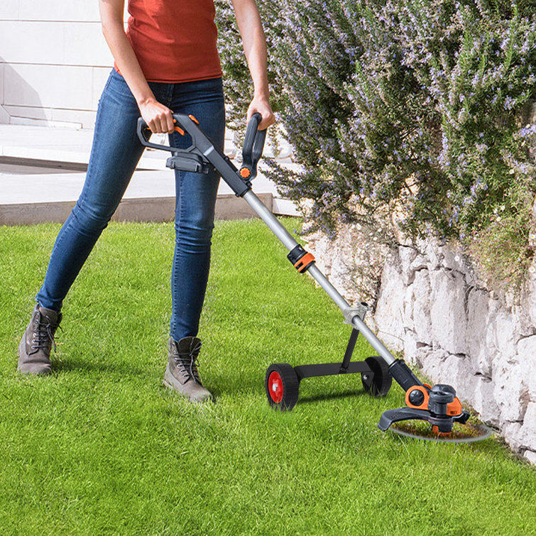 Hand held lawn discount mower